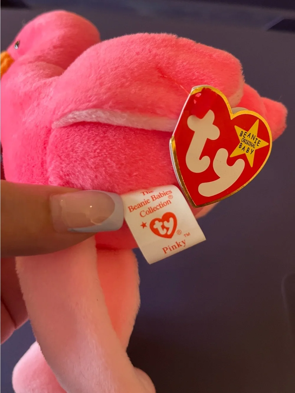 Pinky the Flamingo Beanie Baby